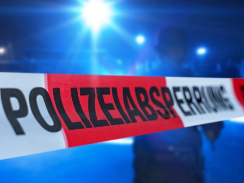 Berlin Polizeisperrung