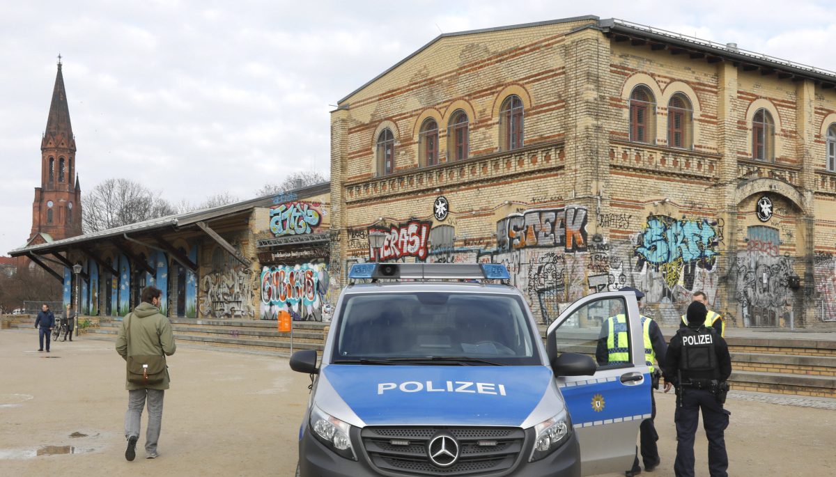 Polizei am Görlitzer Park