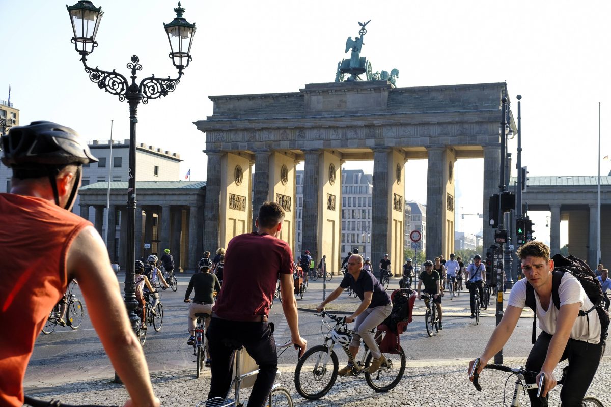 Radfahrer in Berlin