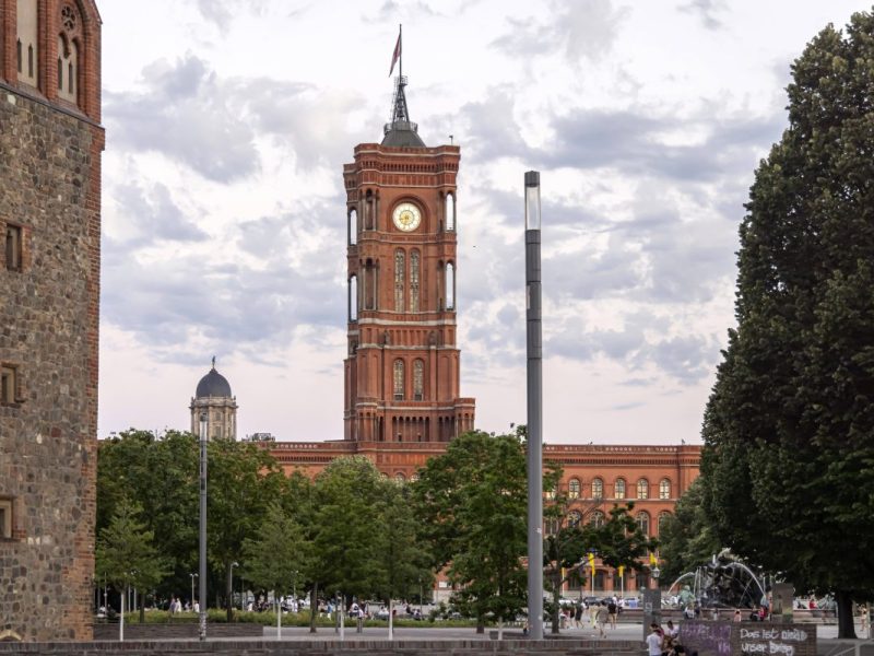 Rotes Rathaus, Berlin. Sitz der Regierenden Bürgermeisters sowie des Senats von Berlin.