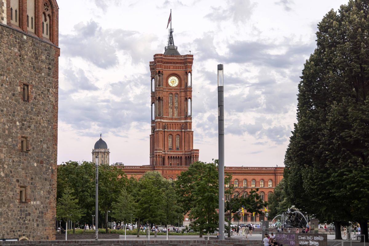 Rotes Rathaus, Berlin. Sitz der Regierenden Bürgermeisters sowie des Senats von Berlin.