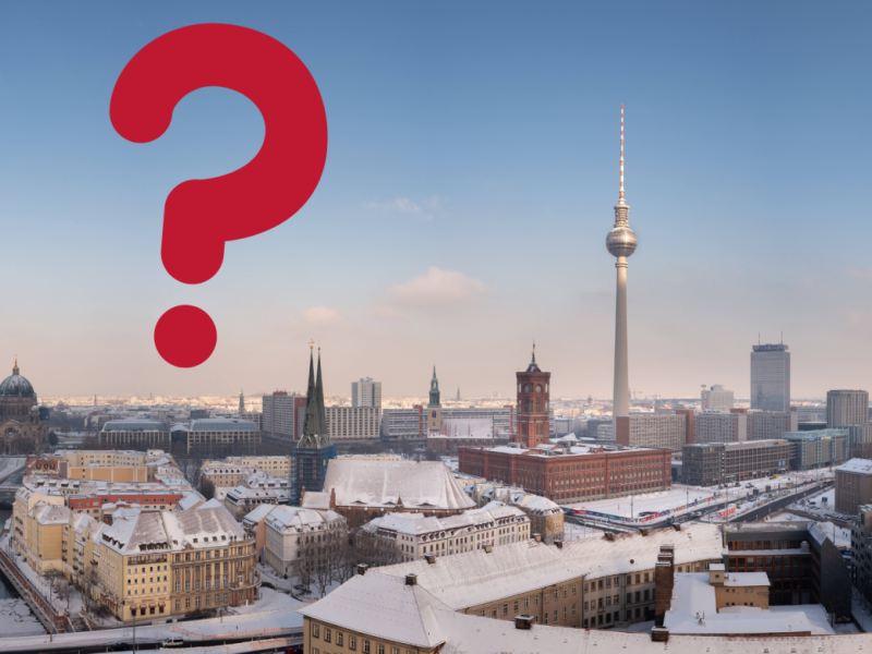 Schnee in Berlin