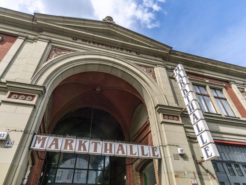 Aussenaufnahme Markthalle Neun in Kreuzberg