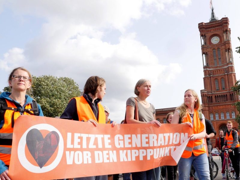 Klima. Demo. Aktivist. Letzte Generation.