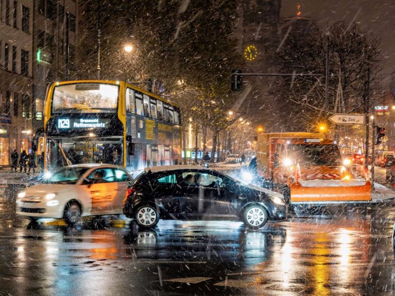 Schnee in Berlin.