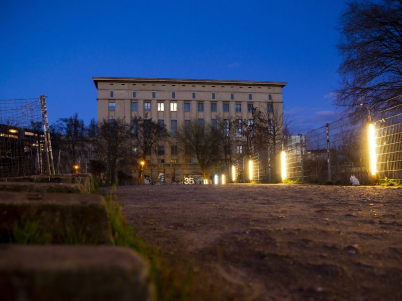 Der Techno-Club Berghain in Berlin.