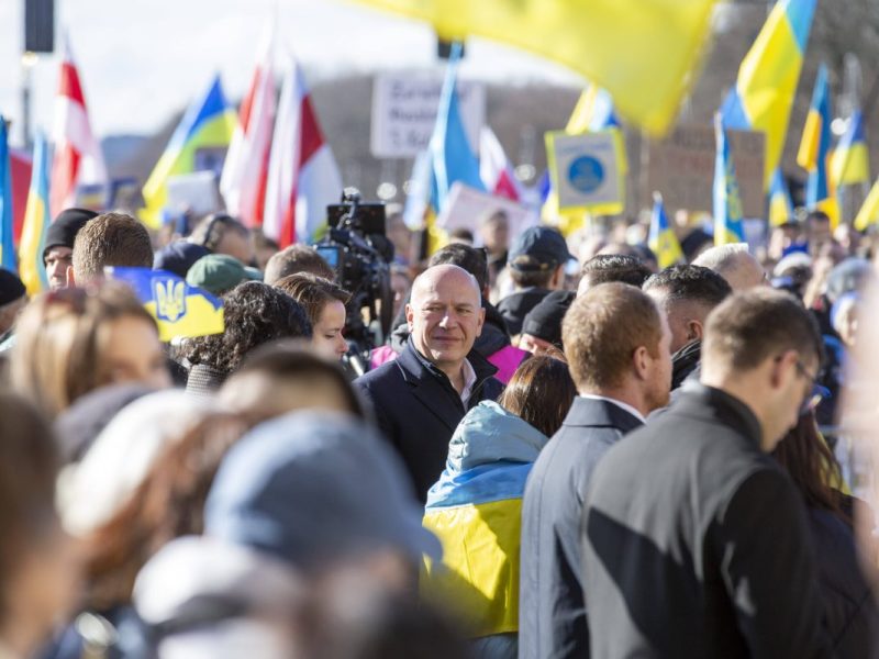 Ukraine-Demo in Berlin