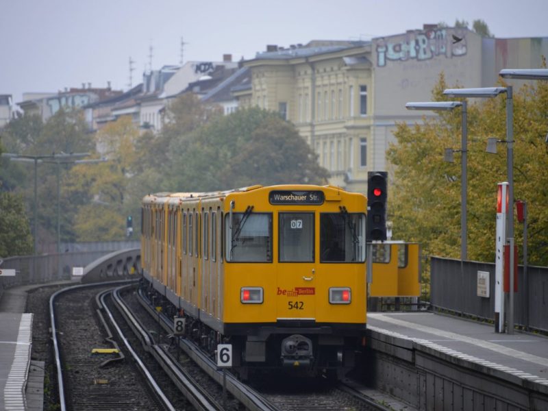 U-Bahn Berlin: Der Görlitzer Bahnhof in Kreuzberg.