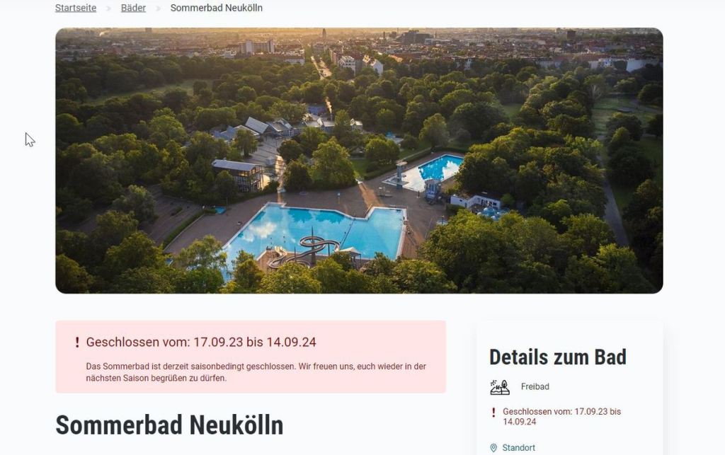 Freibad in Berlin