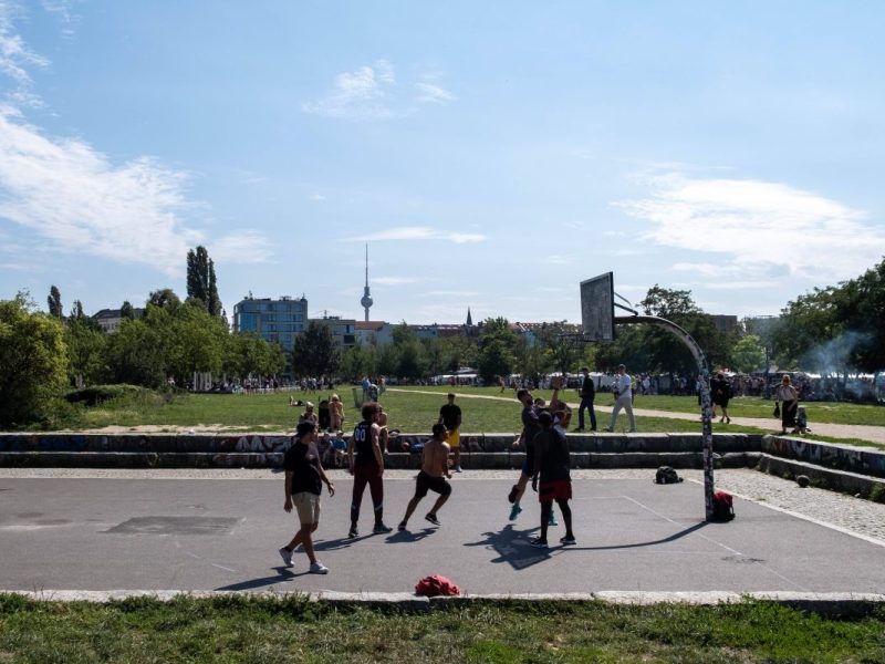 Der Mauerpark in Berlin.