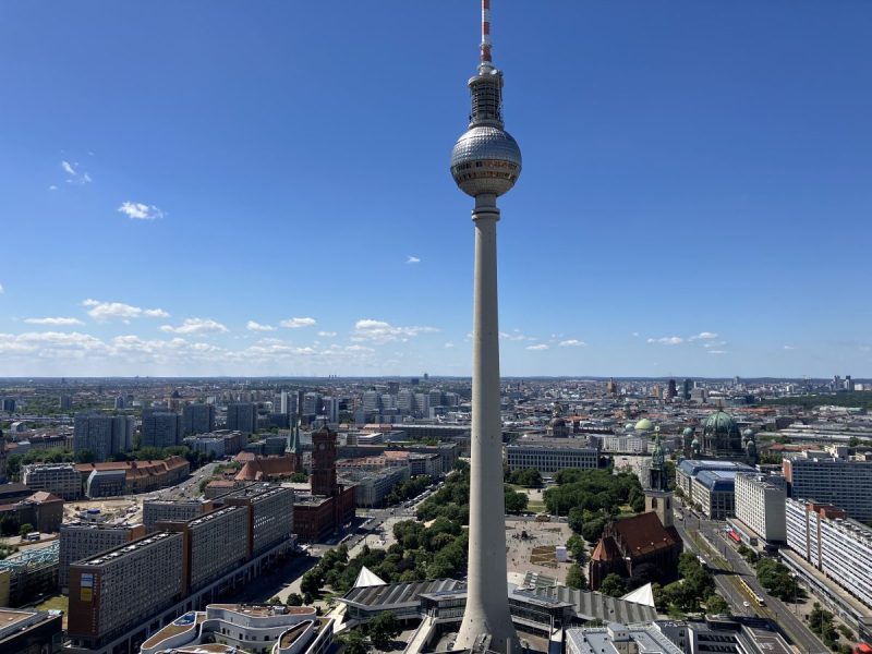 Der Alexanderplatz in Berlin.