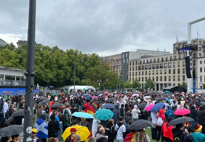 Das Wetter in Berlin und Brandenburg sorgt nicht gerade für EM-Stimmung