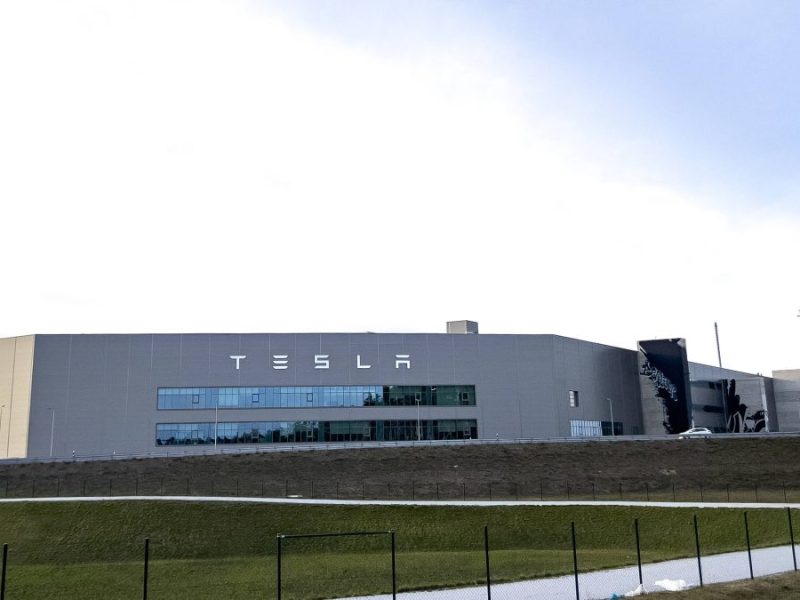 Das Tesla-Werk in Grünheide