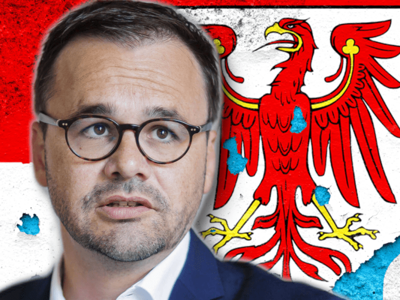 Bruchlandung von Redmann (CDU) vor Brandenburg-Wahl