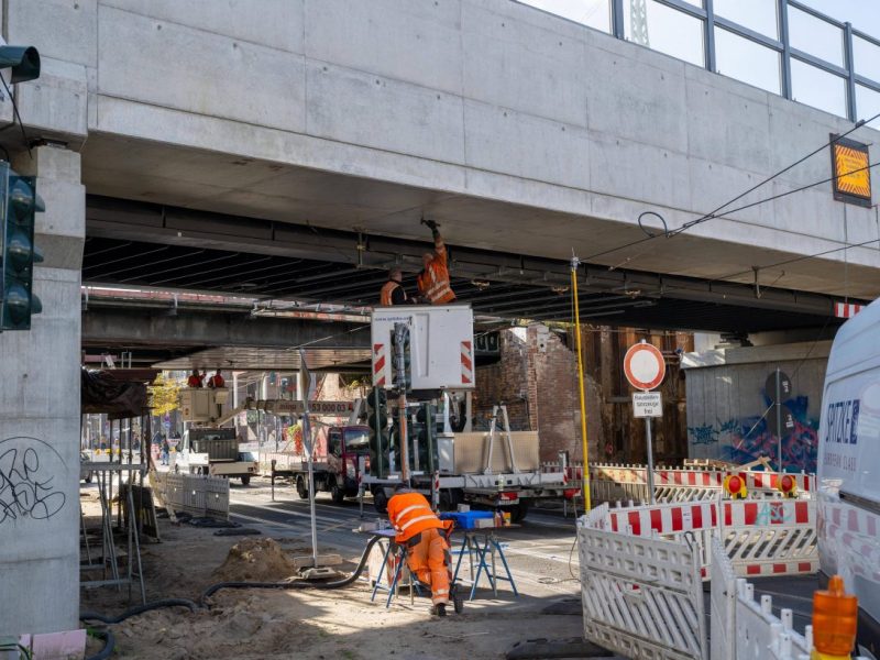 Eine Baustelle legt auch den verkehr der BVG derzeit auf einer bestimmten Strecke lahm.