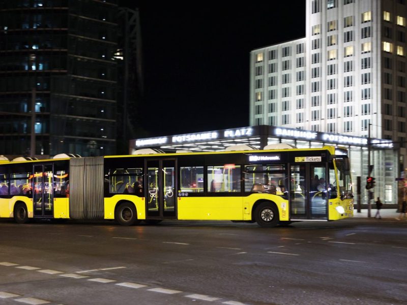 Angriff in einem Bus der BVG
