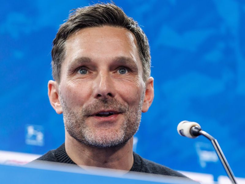 Hertha BSC: Pressekonferenz Leitl