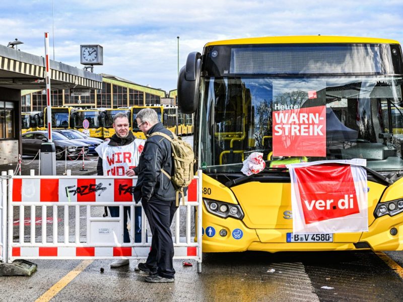 Am Montag (10. Februar) streikt die BVG wieder. Nun setzt Ver.di noch einen drauf.