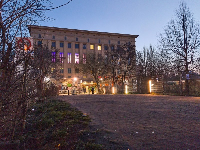 Der Nachtclub Berghain in Berlin-Friedrichshain.