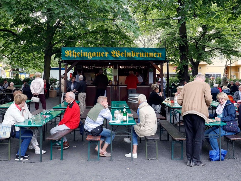 Auch in Berlin werden Weinfeste gefeiert.