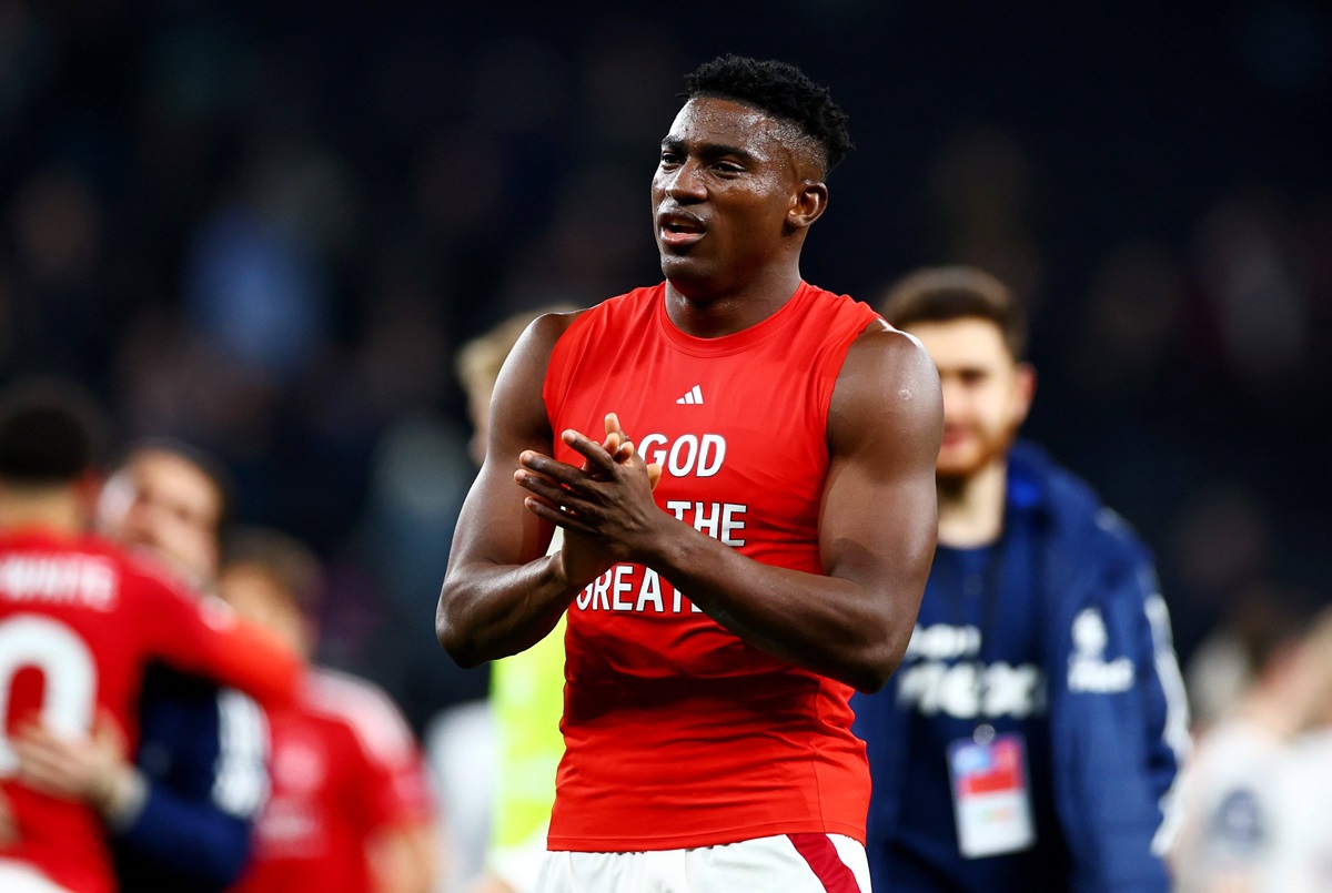 Taiwo Awoniyi, Ex-Spieler von Union Berlin, nach einem Spiel für Nottingham Forest.