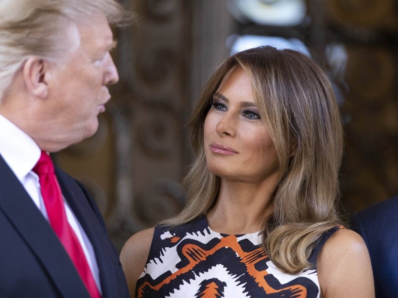 Während Trump im Kopf schon Mauern baute, ging für seine Frau die Tür auf – mit einem Visum für Superhirne.