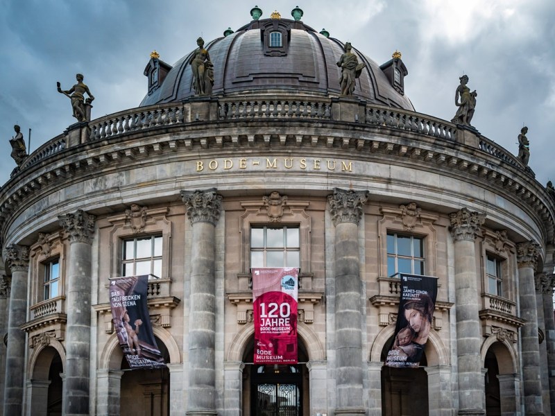 Die Fassade des Bode-Museums in Berlin.