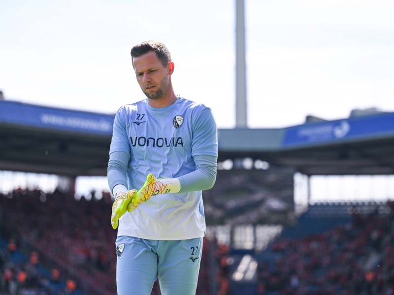 Keeper Patrick Drewes beim Spiel gegen Union Berlin.
